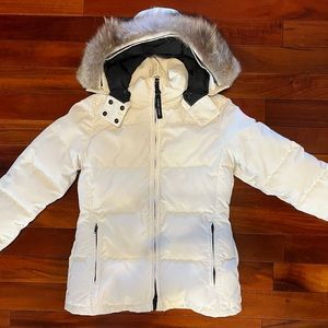 Canada Goose Chelsea Parka, white, medium